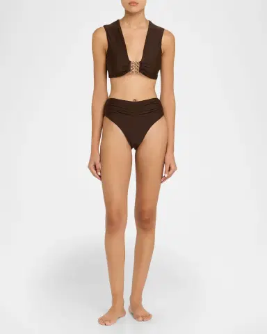Ramy Brook Ivo Ruched Bikini Bottoms | Thumbnail 2