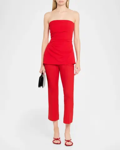 Maria McManus High-Rise Straight-Leg Crop Trousers | Thumbnail 2 Maria McManus High-Rise Straight-Leg Crop Trousers | Thumbnail 2