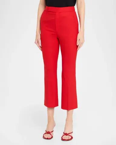 Maria McManus High-Rise Straight-Leg Crop Trousers | Thumbnail 4 Maria McManus High-Rise Straight-Leg Crop Trousers | Thumbnail 4