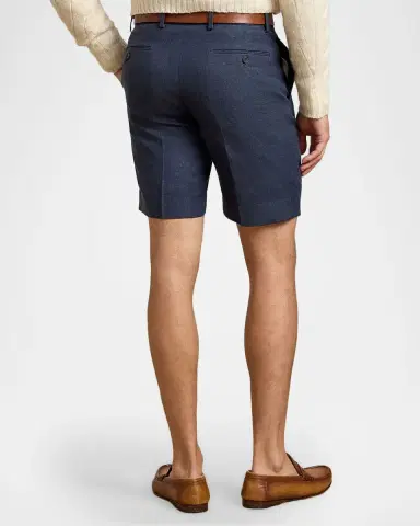 Ralph Lauren Purple Label Men's Gregory Hand-Tailored Linen Shorts | Thumbnail 3 Ralph Lauren Purple Label Men's Gregory Hand-Tailored Linen Shorts | Thumbnail 3