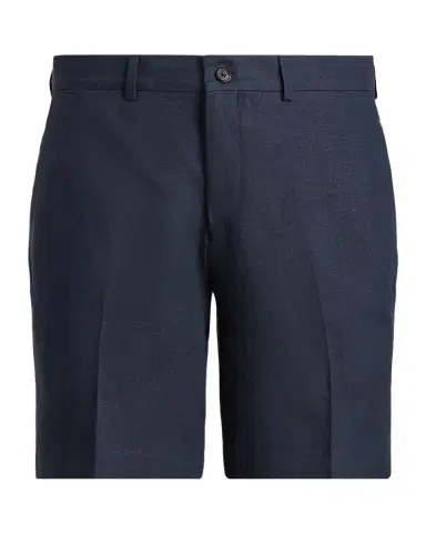 Ralph Lauren Purple Label Men's Gregory Hand-Tailored Linen Shorts | Thumbnail 1 Ralph Lauren Purple Label Men's Gregory Hand-Tailored Linen Shorts | Thumbnail 1