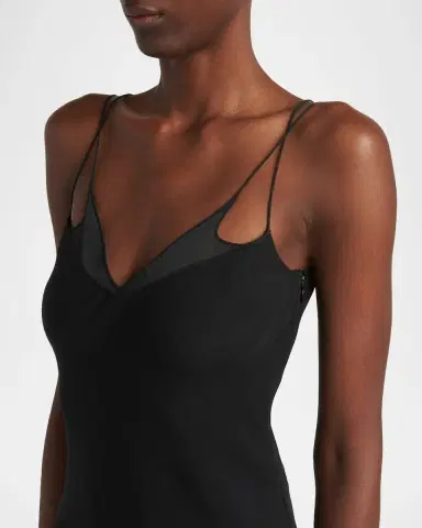 Tom Ford Strappy Satin Back Crepe Maxi Dress | Thumbnail 5 Tom Ford Strappy Satin Back Crepe Maxi Dress | Thumbnail 5