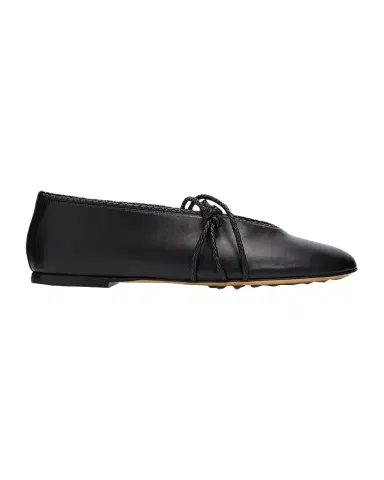 Bottega Veneta Lucia Lagoon Nappa Leather Ballerina Flats | Thumbnail 1 Bottega Veneta Lucia Lagoon Nappa Leather Ballerina Flats | Thumbnail 1