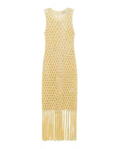 SIMKHAI Jensen Macrame Midi Dress | Thumbnail 1 SIMKHAI Jensen Macrame Midi Dress | Thumbnail 1