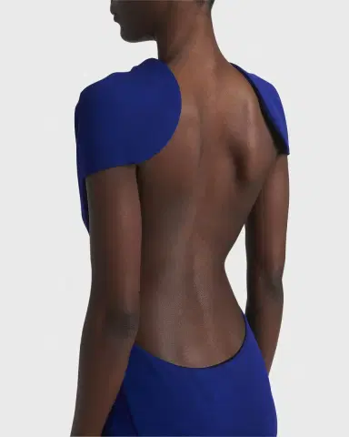 Tom Ford Cap-Sleeve Backless Trumpet Gown | Thumbnail 5 Tom Ford Cap-Sleeve Backless Trumpet Gown | Thumbnail 5