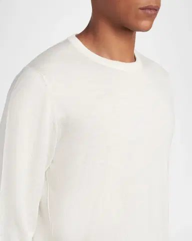 Kiton Men's Icon Silk, Cashmere and Linen Crewneck Sweater | Thumbnail 5