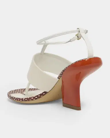Dries Van Noten 80mm Leather Curved Heel Thong Sandals | Thumbnail 4 Dries Van Noten 80mm Leather Curved Heel Thong Sandals | Thumbnail 4