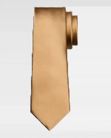 Saint Laurent Men's Solid Silk Satin Tie | Thumbnail 2