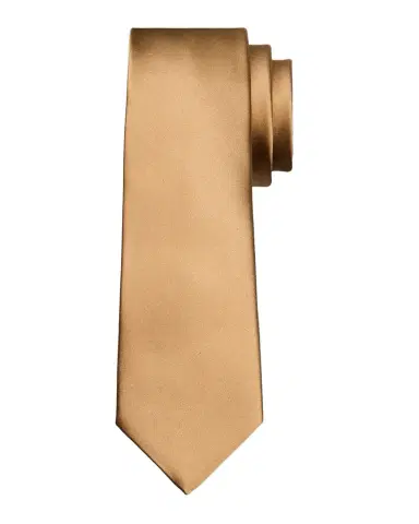 Saint Laurent Men's Solid Silk Satin Tie | Thumbnail 1