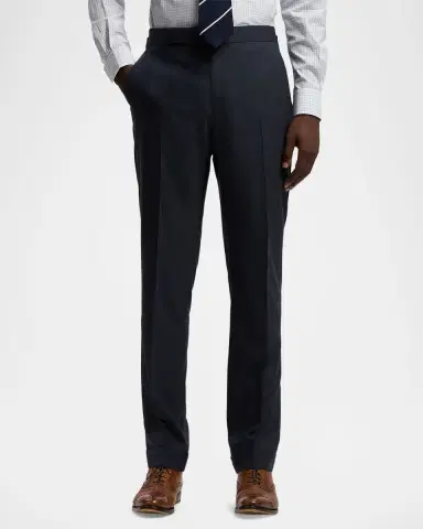 Ralph Lauren Purple Label Men's Kent Hand-Tailored Glen Plaid Wool Suit | Thumbnail 4 Ralph Lauren Purple Label Men's Kent Hand-Tailored Glen Plaid Wool Suit | Thumbnail 4