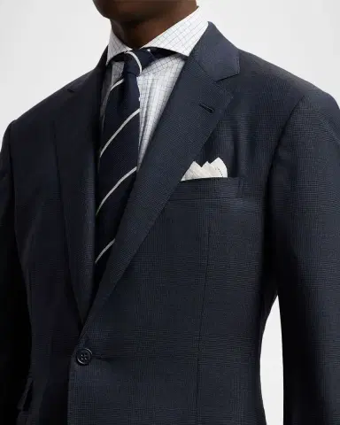 Ralph Lauren Purple Label Men's Kent Hand-Tailored Glen Plaid Wool Suit | Thumbnail 5 Ralph Lauren Purple Label Men's Kent Hand-Tailored Glen Plaid Wool Suit | Thumbnail 5