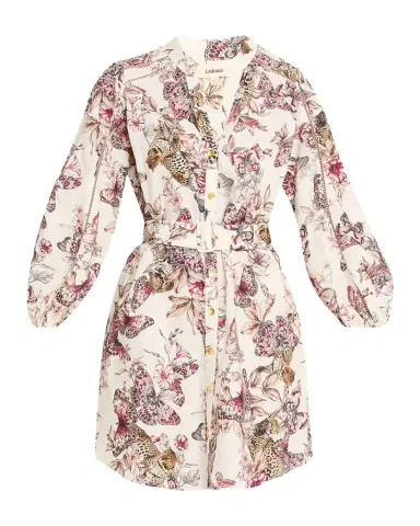 L'Agence Kiersten Belted Mini Shirtdress | Thumbnail 1