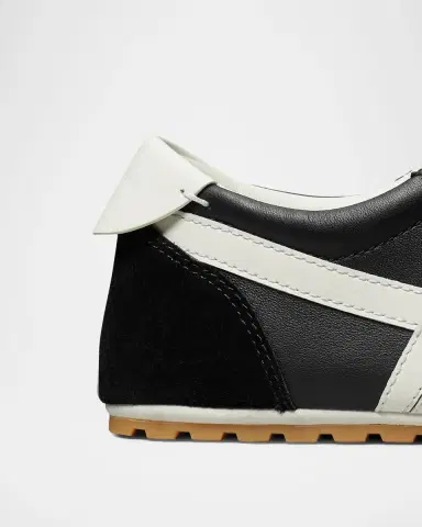 Tory Burch Hank Field Leather & Suede Low-Top Sneakers | Thumbnail 2