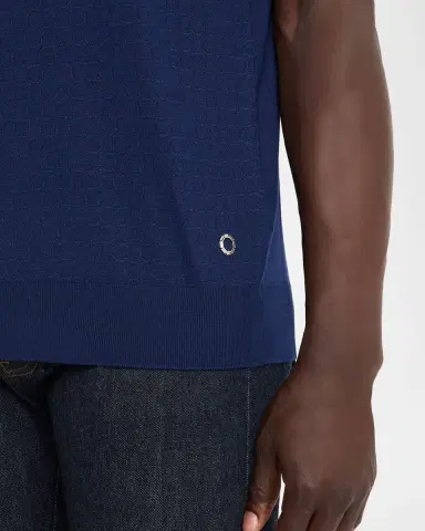 Stefano Ricci Men's Alpha Yarn Cashmere Short-Sleeve T-Shirt | Thumbnail 5 Stefano Ricci Men's Alpha Yarn Cashmere Short-Sleeve T-Shirt | Thumbnail 5