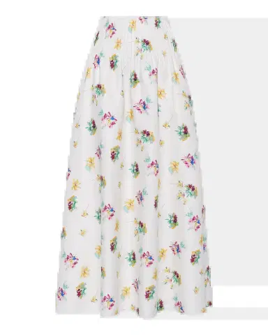 Gabriela Hearst Penelope Floral-Print Linen Midi Skirt | Thumbnail 2 Gabriela Hearst Penelope Floral-Print Linen Midi Skirt | Thumbnail 2