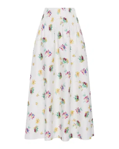 Gabriela Hearst Penelope Floral-Print Linen Midi Skirt | Thumbnail 1 Gabriela Hearst Penelope Floral-Print Linen Midi Skirt | Thumbnail 1