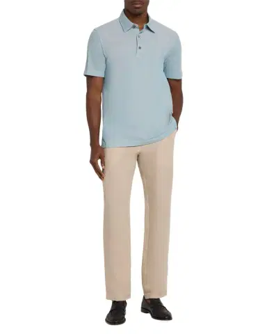 Brioni Men's Jersey Pique Polo Shirt | Thumbnail 1