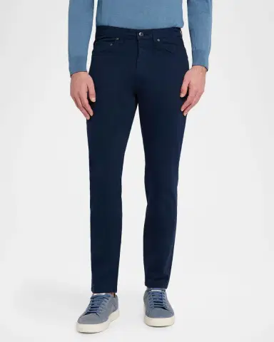 Bugatchi Men 's Preston Stretch Cotton Five-Pocket Pants | Thumbnail 4