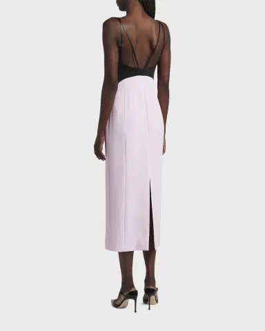 Tom Ford Strappy Silk Crepe Midi Dress | Thumbnail 2 Tom Ford Strappy Silk Crepe Midi Dress | Thumbnail 2