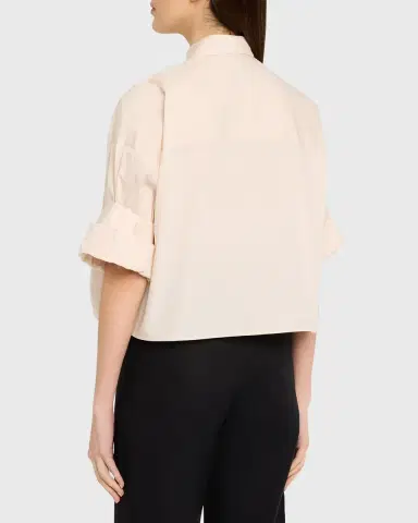 TWP Next Ex Cropped Shirt in Superfine Cotton | Thumbnail 3 TWP Next Ex Cropped Shirt in Superfine Cotton | Thumbnail 3