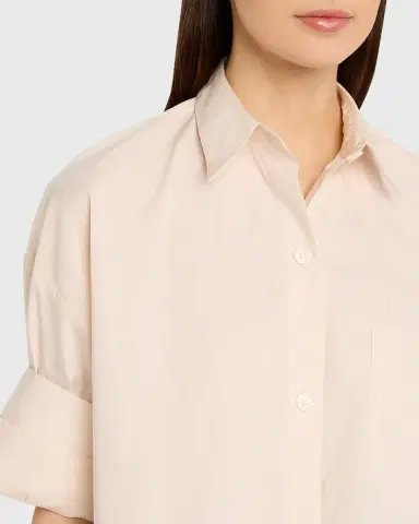 TWP Next Ex Cropped Shirt in Superfine Cotton | Thumbnail 5 TWP Next Ex Cropped Shirt in Superfine Cotton | Thumbnail 5