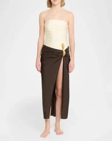 Simkhai Eiana Shell Midi Skirt | Thumbnail 2 Simkhai Eiana Shell Midi Skirt | Thumbnail 2