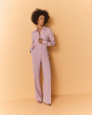 Lafayette 148 New York Gates Straight-Leg Crepe Pants | Thumbnail 3