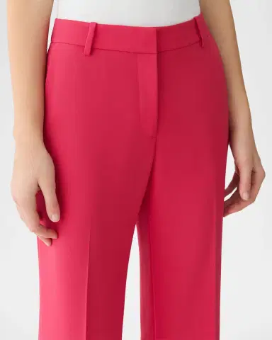 Lafayette 148 New York Gates Straight-Leg Crepe Pants | Thumbnail 4