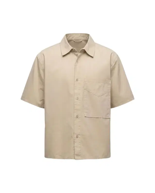 Hudson Men's Cotton Oversized-Pocket Short-Sleeve Shirt