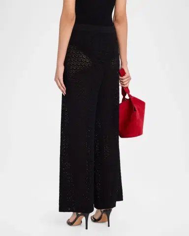 L 'AGENCE Gaelle Pointelle Knit Pants | Thumbnail 3