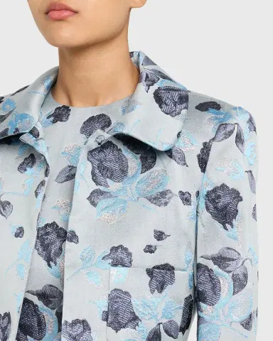 PRABAL GURUNG Metallic Floral Jacquard Bolero Jacket | Thumbnail 5 PRABAL GURUNG Metallic Floral Jacquard Bolero Jacket | Thumbnail 5