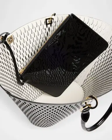 Tom Ford Cut Out Patent Leather Medium Tote Bag | Thumbnail 4 Tom Ford Cut Out Patent Leather Medium Tote Bag | Thumbnail 4