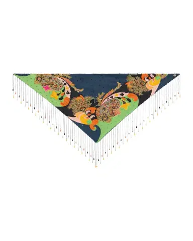 Etro Embroidered Paisley-Print Fringe Scarf | Thumbnail 1 Etro Embroidered Paisley-Print Fringe Scarf | Thumbnail 1