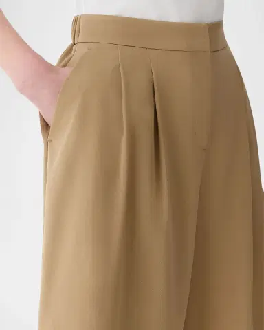 Lafayette 148 New York Sutton Wide-Leg Silk Georgette Shorts | Thumbnail 5