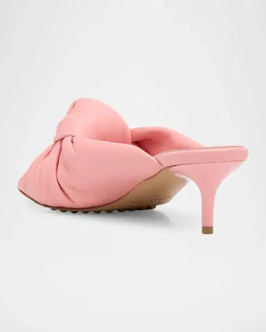 Bottega Veneta 35mm Cherry Knotted Leather Mule Sandals | Thumbnail 4 Bottega Veneta 35mm Cherry Knotted Leather Mule Sandals | Thumbnail 4