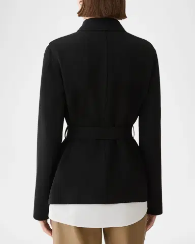 Lafayette 148 New York Belted Finesse Crepe Shirt Jacket | Thumbnail 3 Lafayette 148 New York Belted Finesse Crepe Shirt Jacket | Thumbnail 3