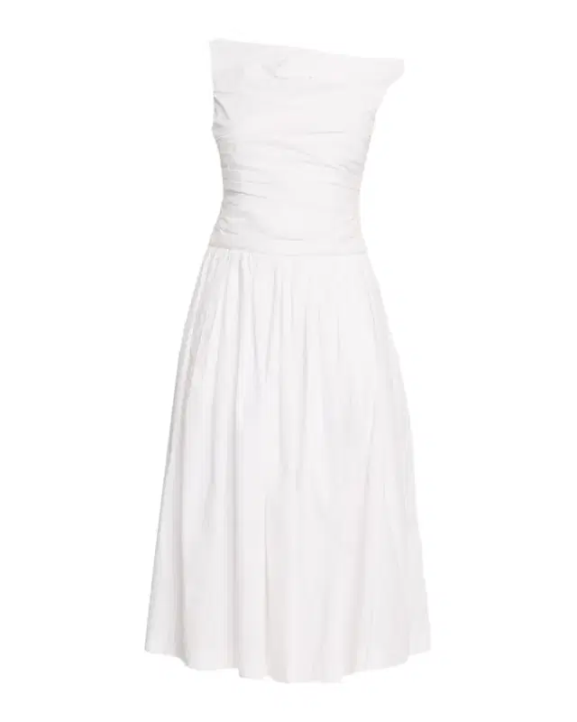 Cara Cara Zora A-Line Poplin Midi Dress