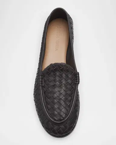 Bottega Veneta Silenzio Intrecciato Leather Loafers | Thumbnail 6 Bottega Veneta Silenzio Intrecciato Leather Loafers | Thumbnail 6