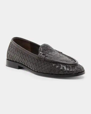 Bottega Veneta Silenzio Intrecciato Leather Loafers | Thumbnail 7 Bottega Veneta Silenzio Intrecciato Leather Loafers | Thumbnail 7
