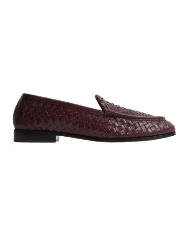 Bottega Veneta Men 's Silenzio Intrecciato Napa Leather Loafers | Thumbnail 1
