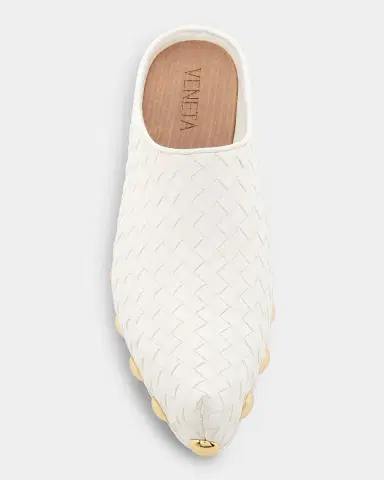 Bottega Veneta 30mm Gondola Intrecciato Leather Clogs | Thumbnail 4