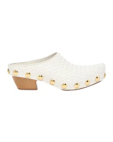 Bottega Veneta 30mm Gondola Intrecciato Leather Clogs | Thumbnail 1