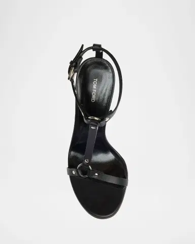 Tom Ford 105mm Bound Leather Sandals | Thumbnail 6 Tom Ford 105mm Bound Leather Sandals | Thumbnail 6