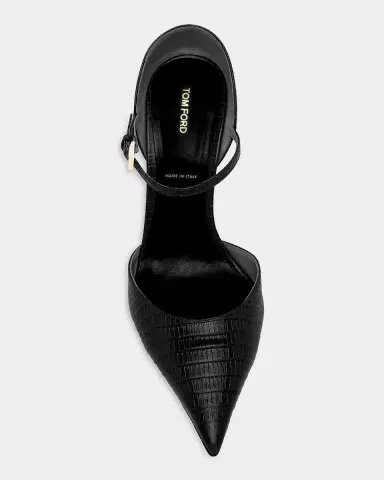 Tom Ford Tejus 85mm Croc-Embossed Leather Mary Jane Pumps | Thumbnail 3 Tom Ford Tejus 85mm Croc-Embossed Leather Mary Jane Pumps | Thumbnail 3