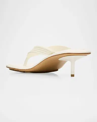 Bottega Veneta 50mm Sampieri Kitten-Heel Sandals | Thumbnail 4 Bottega Veneta 50mm Sampieri Kitten-Heel Sandals | Thumbnail 4