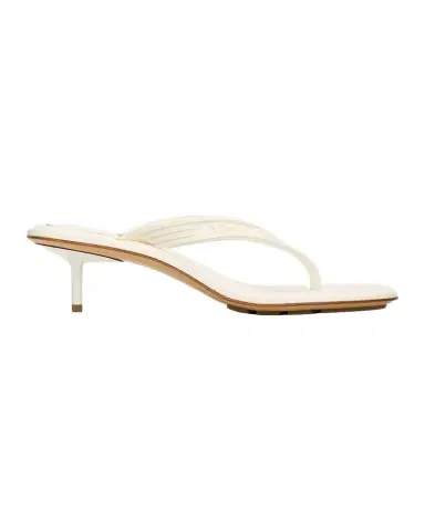 Bottega Veneta 50mm Sampieri Kitten-Heel Sandals | Thumbnail 1 Bottega Veneta 50mm Sampieri Kitten-Heel Sandals | Thumbnail 1