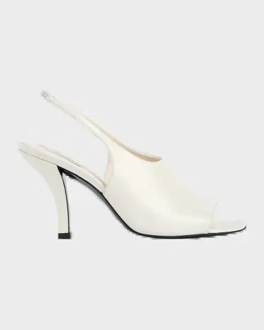 Toteme Contour Naplack Leather Slingback Pumps | Thumbnail 2
