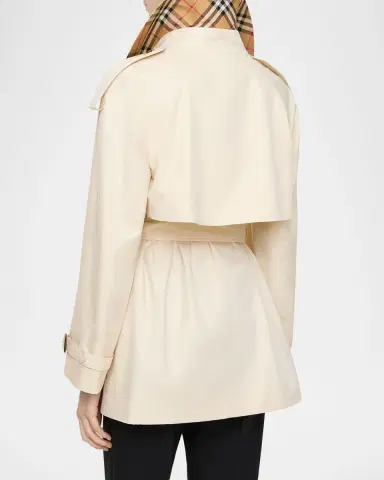 Burberry Fitzrovia Tropical Gabardine Short Trench Coat | Thumbnail 2 Burberry Fitzrovia Tropical Gabardine Short Trench Coat | Thumbnail 2