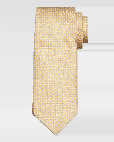 Stefano Ricci Men's Geometric Square Silk Tie | Thumbnail 2 Stefano Ricci Men's Geometric Square Silk Tie | Thumbnail 2