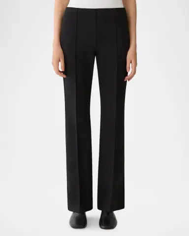 Lafayette 148 New York Gramercy Acclaimed Stretch Jersey Flare-Leg Pants | Thumbnail 4